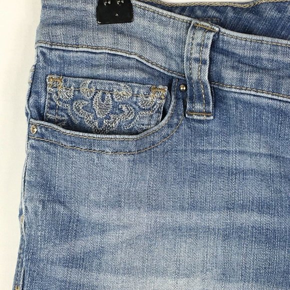 White House Black Market Womens Jeans Size 6R Boot Leg Inseam 33" Blue Denim - Picture 4 of 12